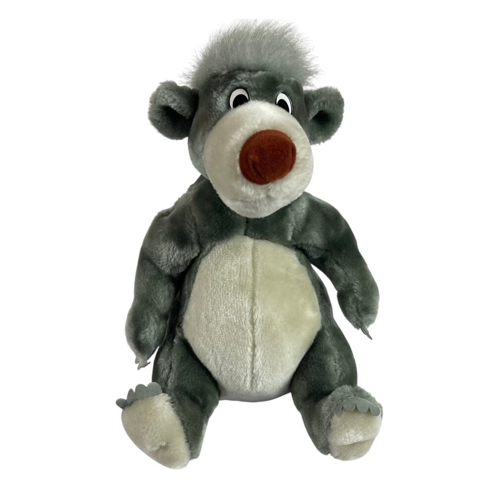 Vintage‎ Disney Jungle Book Baloo Bear Plush 12" Stuffed Toy Lovey